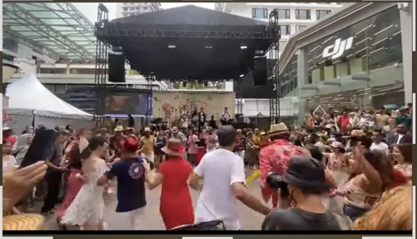 Street dancing at KL Latin Festival